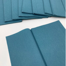 Double Sided Crepe Paper ~ Gloria Doublette from Germany ~ Aqua Blue